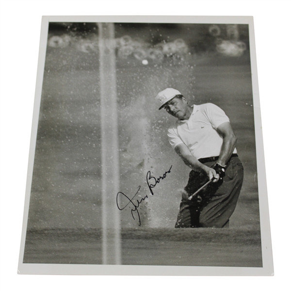 Julius Boros Signed 8x10 and Cut with Swing Sequence Film Strip JSA ALOA