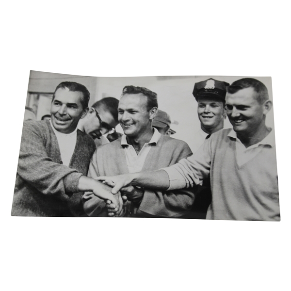 Arnold Palmer, Boros, & Cupit 1963 US Open Playoff Wire Photo 6/23/1963
