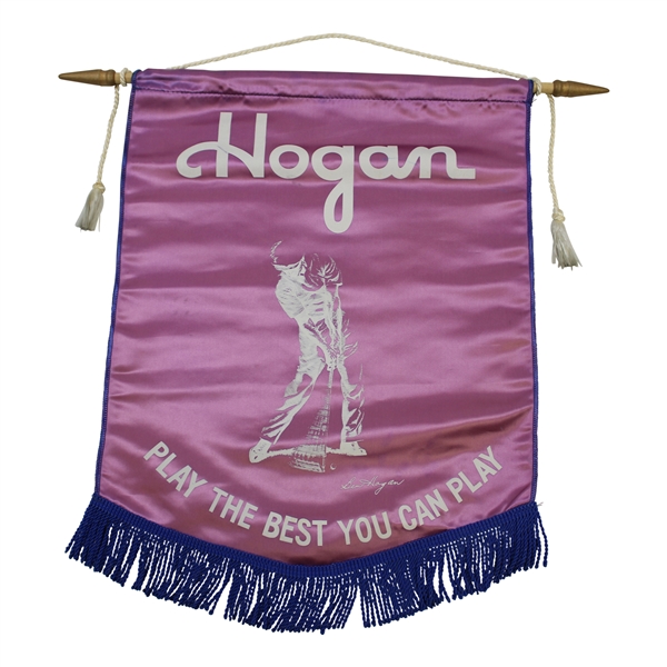 Ben Hogan Pro Shop Advertising Banner 'Play the Best You Can Play'