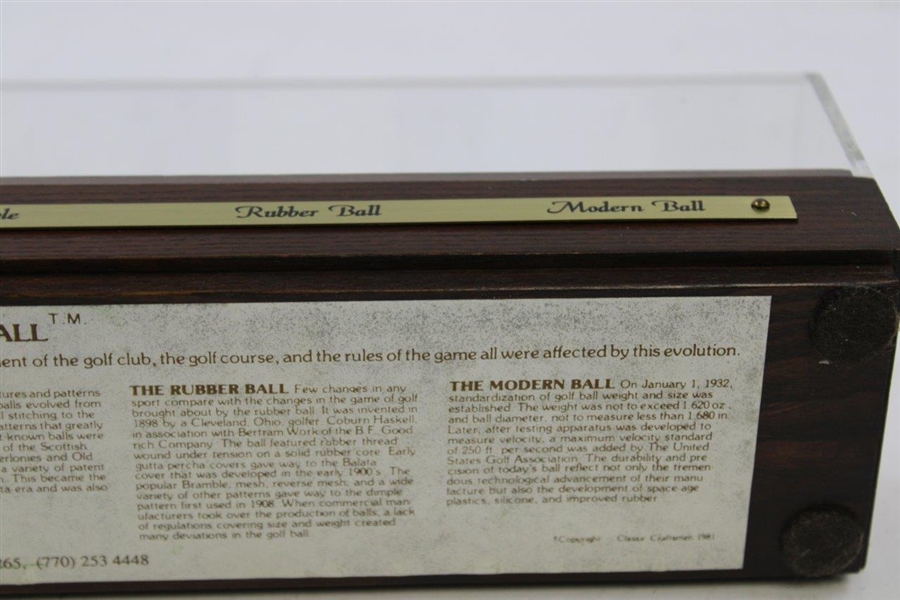 Classic Craftsman – The Evolution Of The Golf Ball Desk Top Display, Circa 1981