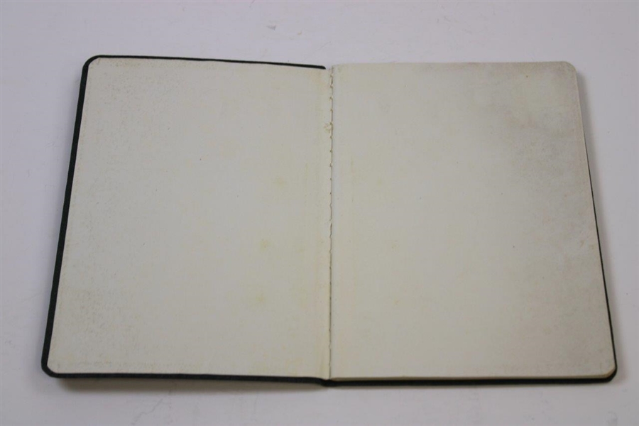 1935 'Rights And Wrongs Of Golf' Green Leather Cover Booklet