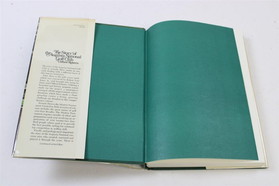 1976 'The Story Of The Augusta National Golf Club' 1st Ed Book by Clifford Roberts