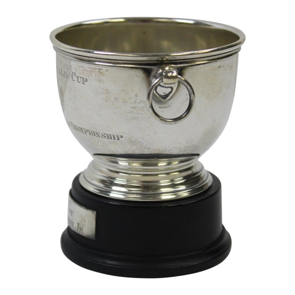 Yale University Golf Championship, 1927 The Macdonald Cup, Won By W.K. Lanman Jr., Sterling Silver Cup 