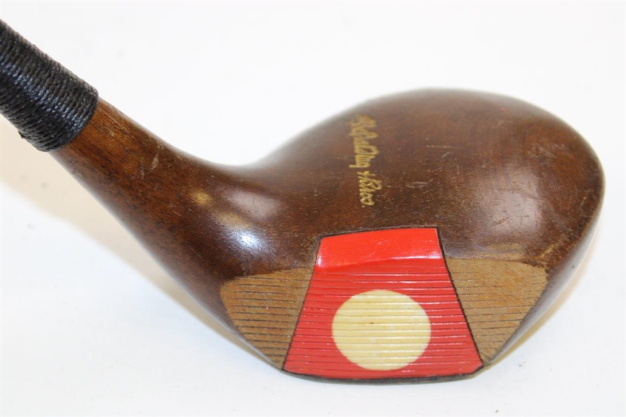 AG Spalding Bros Brassie Or 2 Wood B-54 Fancy Face Pat'D 1909 & 1926 Left Handed Repaired Shaft