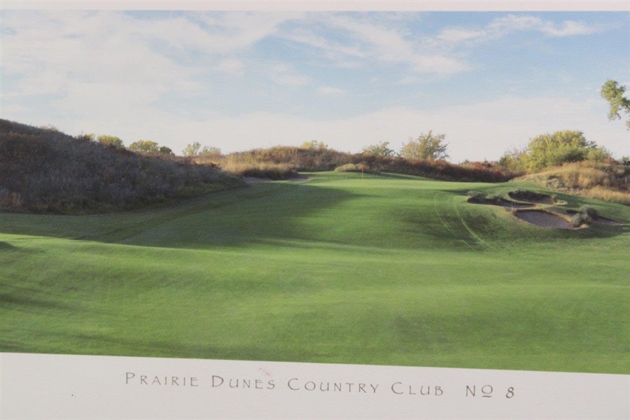 Prairie Dunes Country Club Hole No. 8 - 430 Yards - Par 4 Print - Framed