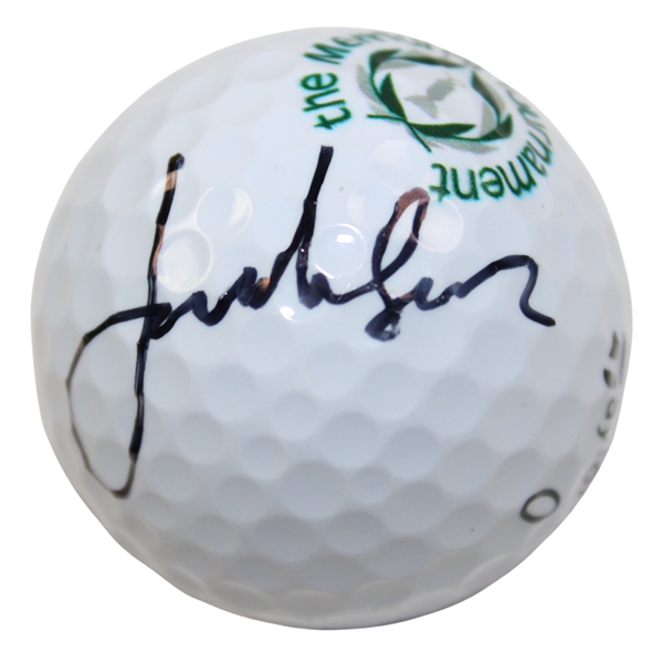 Jordan Spieth Signed The Memorial Tournament Logo Golf Ball JSA ALOA