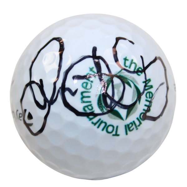 Rory McIlroy Signed The Memorial Tournament Logo Golf Ball JSA ALOA