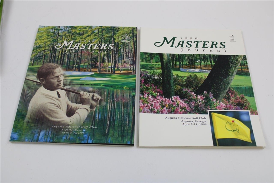 Twelve (12) Different Masters Journals - 1993, 1995-2000, 2002-2003, 2011, & 2019-2020