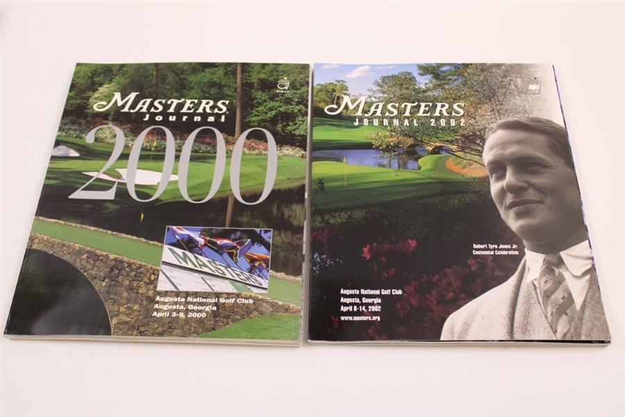 Twelve (12) Different Masters Journals - 1993, 1995-2000, 2002-2003, 2011, & 2019-2020