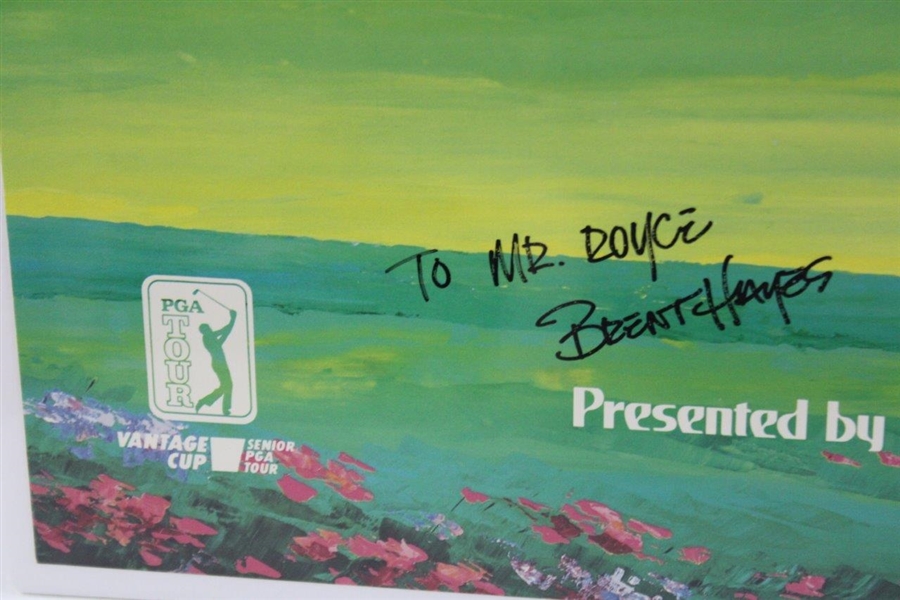 Artist Brent Hayes Signed 1990 GTE Kaanapali Classic Poster