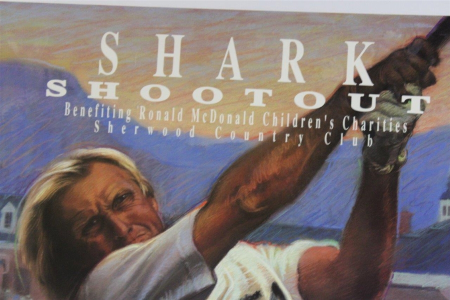 1991 Franklin Funds Shark Shootout at Sherwood Country Club Poster - November