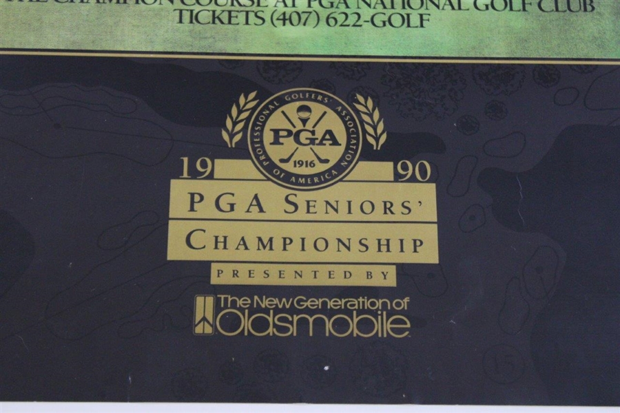 Big Three & Lee 1990 Senior PGA Championship 'Field Of Dreams' Bernie Fuchs Poster