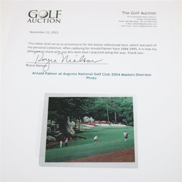 Arnold Palmer at Augusta National Golf Club 2004 Masters Oversize Photo