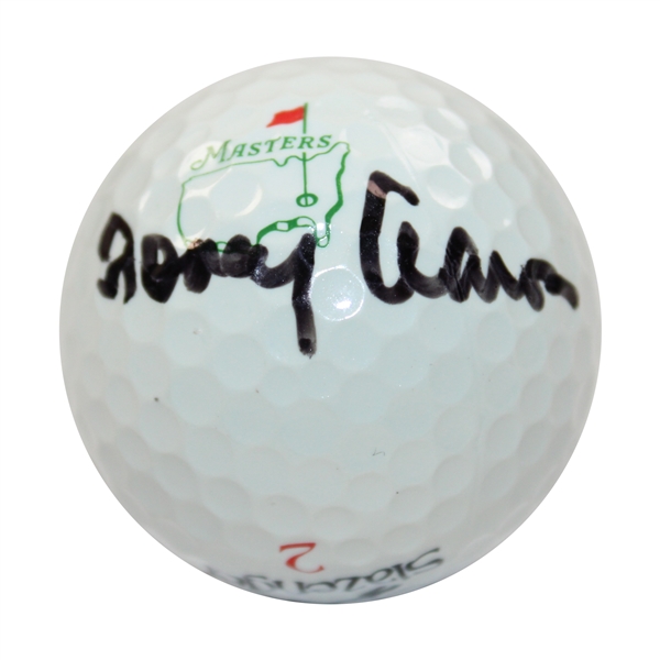 Tommy Aaron Signed Slazenger Masters Logo Golf Ball JSA ALOA