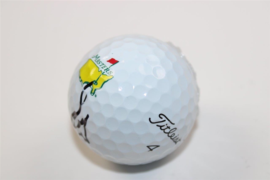 Fuzzy Zoeller Signed Titleist Masters Logo Golf Ball JSA ALOA