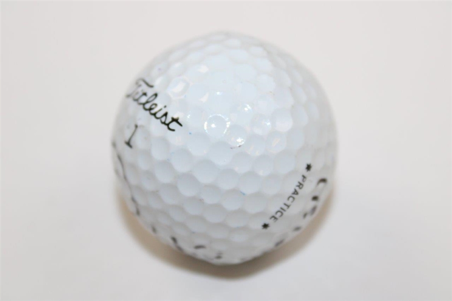 Tony Jacklin Signed Titleist Logo Golf Ball with '69 British & 70 US' JSA ALOA