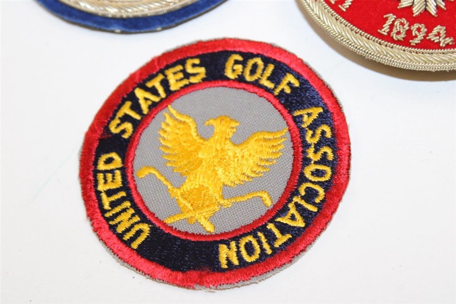 Three (3) United States Golf Association USGA Crests