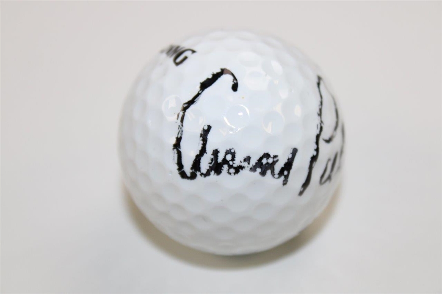 Arnold Palmer Signed Spalding 1 Silverado Logo Golf Ball JSA ALOA
