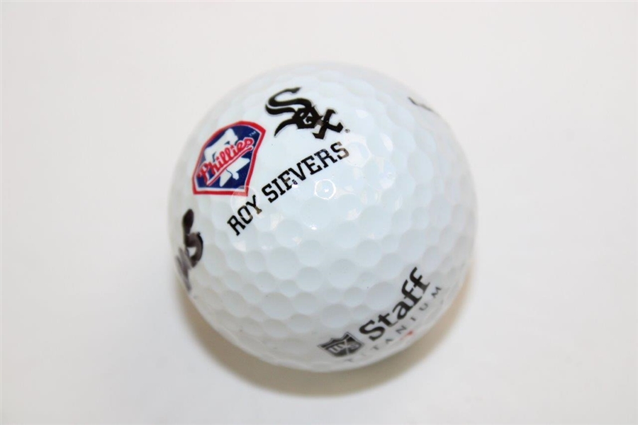 MLB Legend Roy Sievers Wilson Staff MLB Players Alumni Logo Golf Ball JSA ALOA