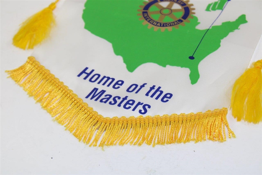 Augusta, Ga. Home of the Masters Rotary Club Rotary International Small Banner