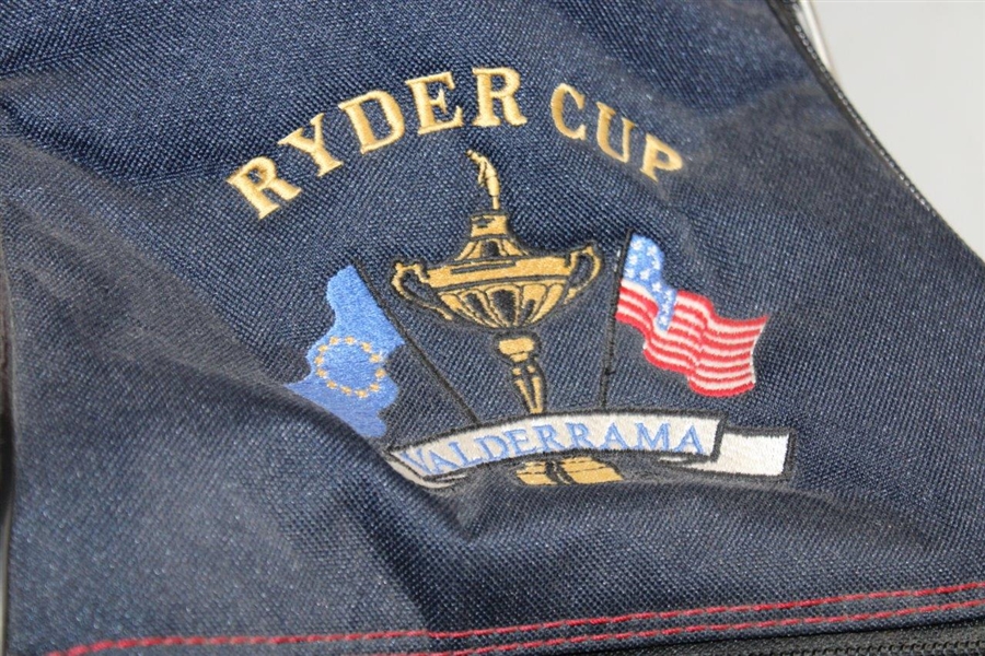 1997 Ryder Cup at Valderrama Team USA Full Size Ltd Ed Golf Bag #491/1000 - PGA President Will Mann Collection