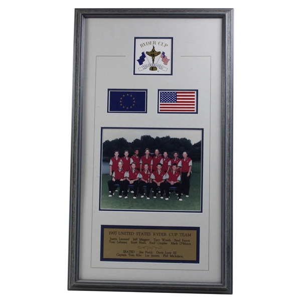 1997 Ryder Cup at Valderrama Team Photo Display - Framed - PGA President Will Mann Collection