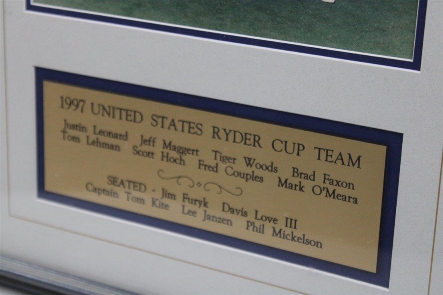 1997 Ryder Cup at Valderrama Team Photo Display - Framed - PGA President Will Mann Collection