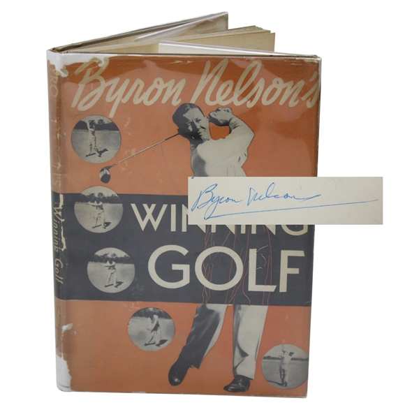 Byron Nelson Signed 1946 'Winning Golf' Book JSA ALOA