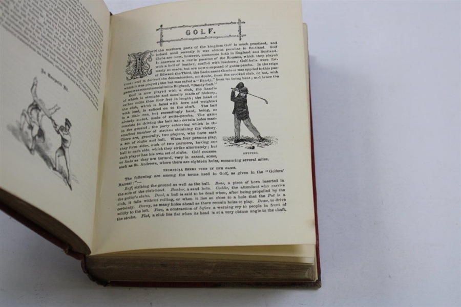1886 'The Boy's Own Book & Complete Encyclopedia of Sports & Pastimes' A New Edition