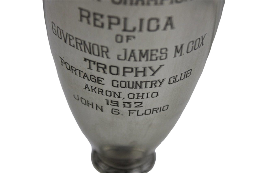 1932 Ohio Golf Association Amateur Championship Sterling Silver Trophy 