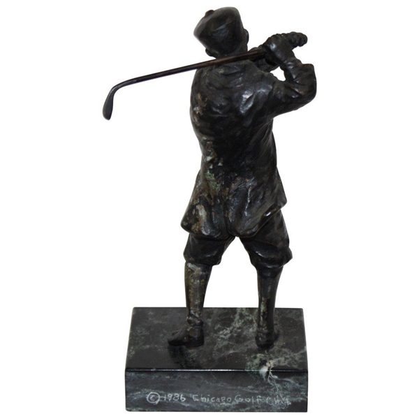 1986 Chicago Golf Club Mini Golfer Statue