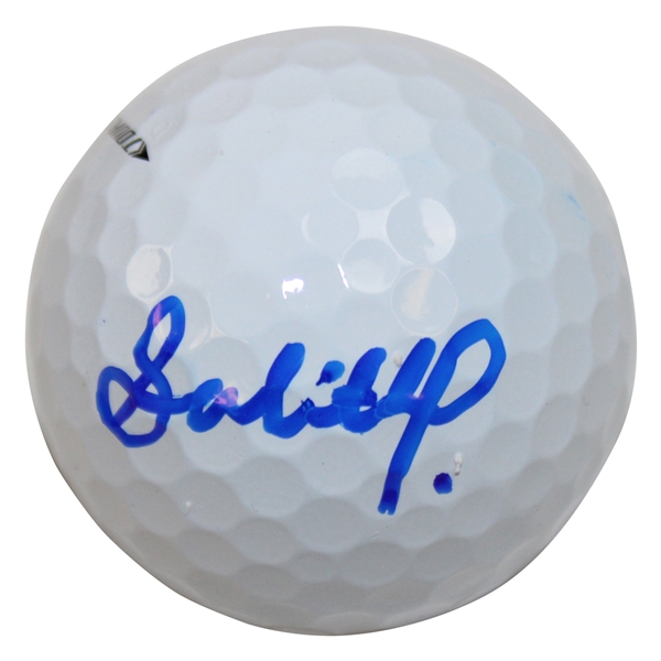 Sahith Theegala Signed TaylorMade Logo Golf Ball JSA ALOA