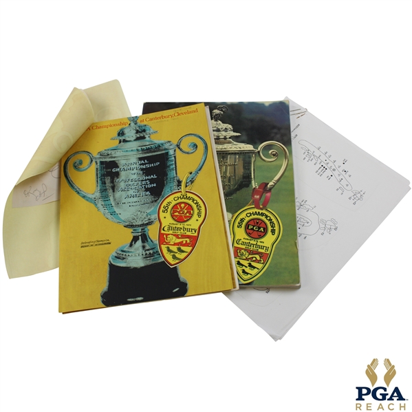 Final 1973 PGA Championship Program Cover Art Submitted & Approved for PGA Championship