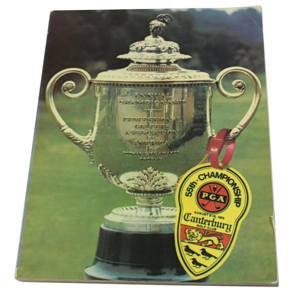 Final 1973 PGA Championship Program Cover Art Submitted & Approved for PGA Championship