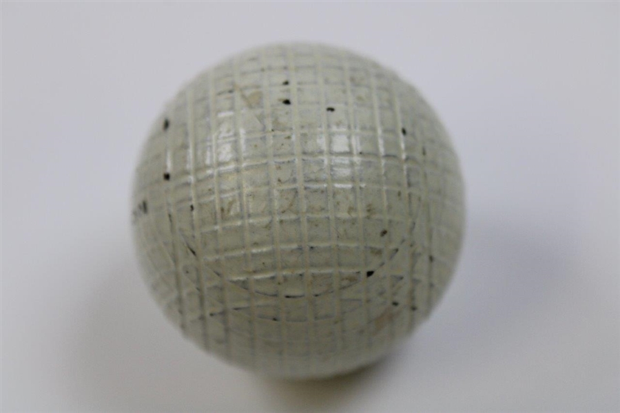 c. 1890 Thornton 27 Super B Golf Ball from Frank Hardison Collection - Excellent Condition