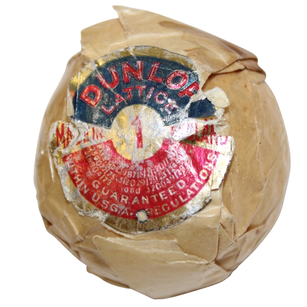 Dunlop Lattice 1 Golf Ball In Original Wrapping