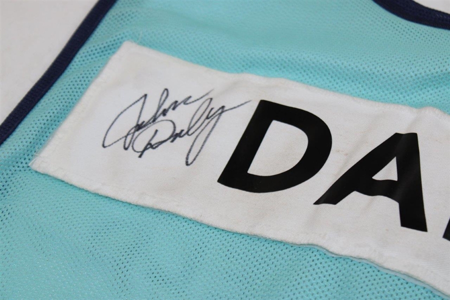 John Daly Signed Butterfield Bermuda Championship Caddy Bib JSA ALOA