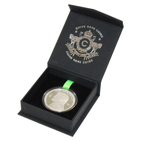 John Patrick Daly Silver 'Keep Calm Chive On' Commemorative Coin w/Box