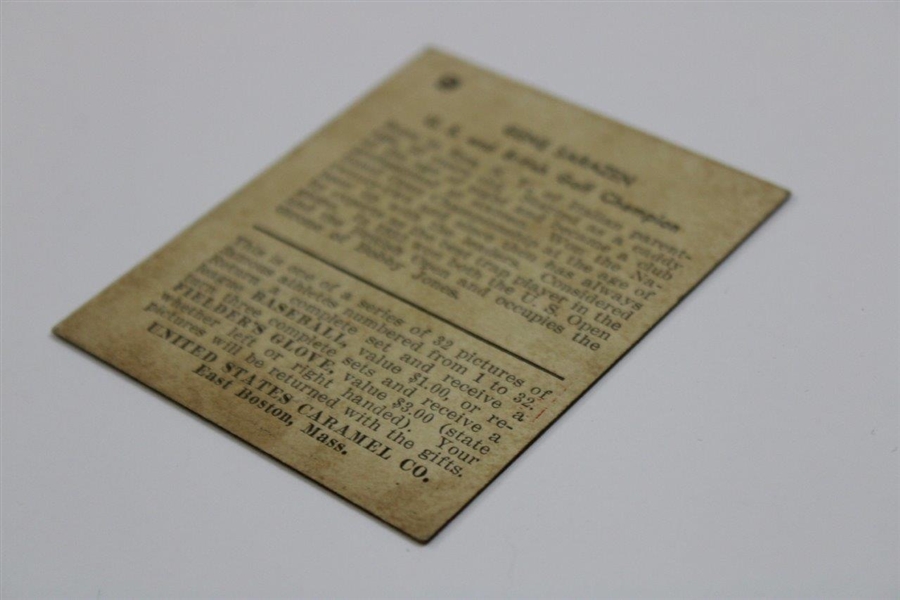 1932 U.S. Caramel Card #9 Gene Sarazen