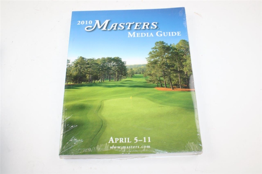 Four (4) Masters Tournament Official Media Guide - 2000, 2005, 2009 & 2010