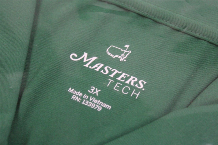 Masters Tournament Tech Pine Green Ladies Golf Shirt in Original Packaging - Size 3X