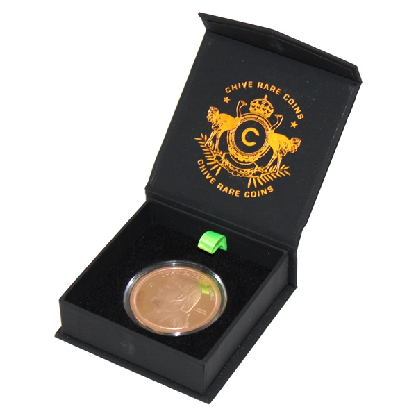 John Patrick Daly Copper 'Keep Calm Chive On' Commemorative Coin w/Box