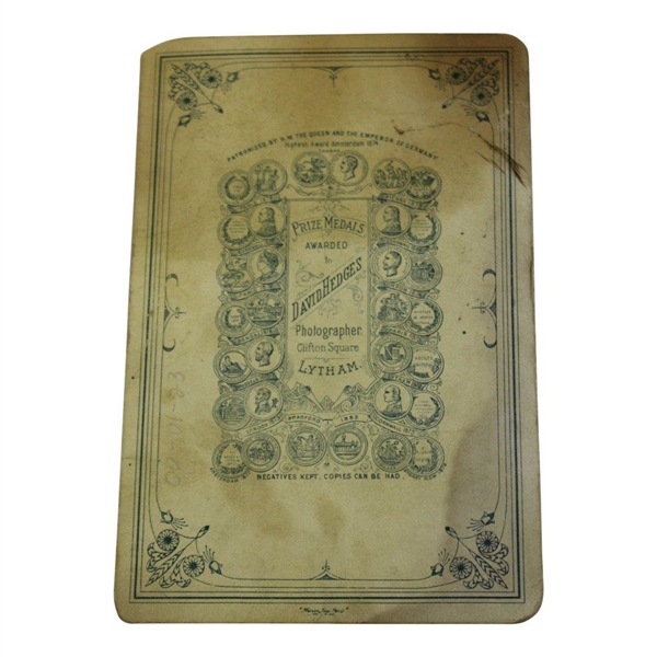 c.1900/1910's Original Lytham/ St. Annes Cabinet Card Photograph