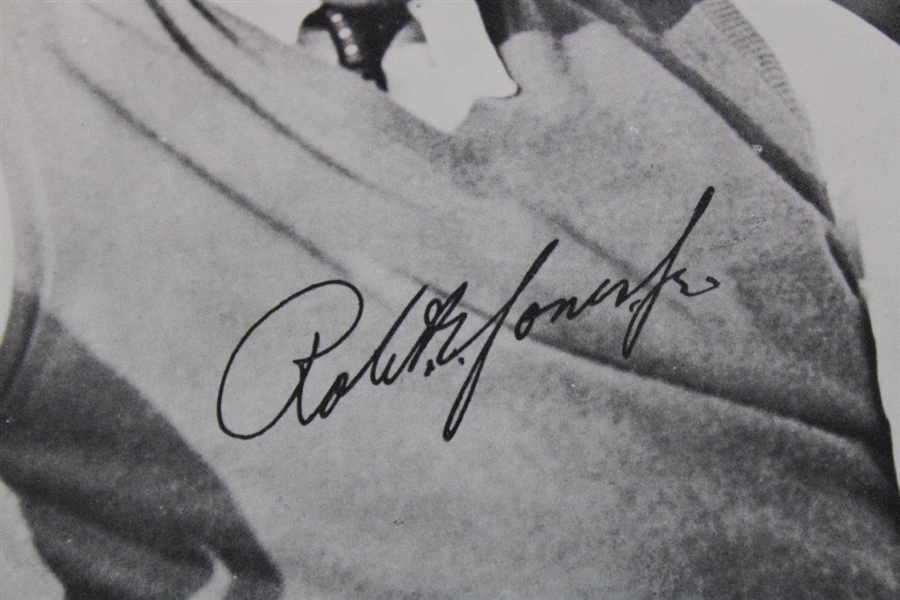 Original Spalding Advisory Staff Photo/Poster of Bobby Jones w/Facsimile Signature