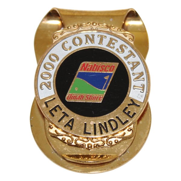Leta Lindley’s 2000 Nabisco Dinah Shore Contestant Badge