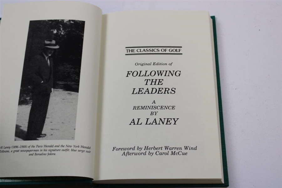 1991 'Following The Leaders' Book by Al Laney