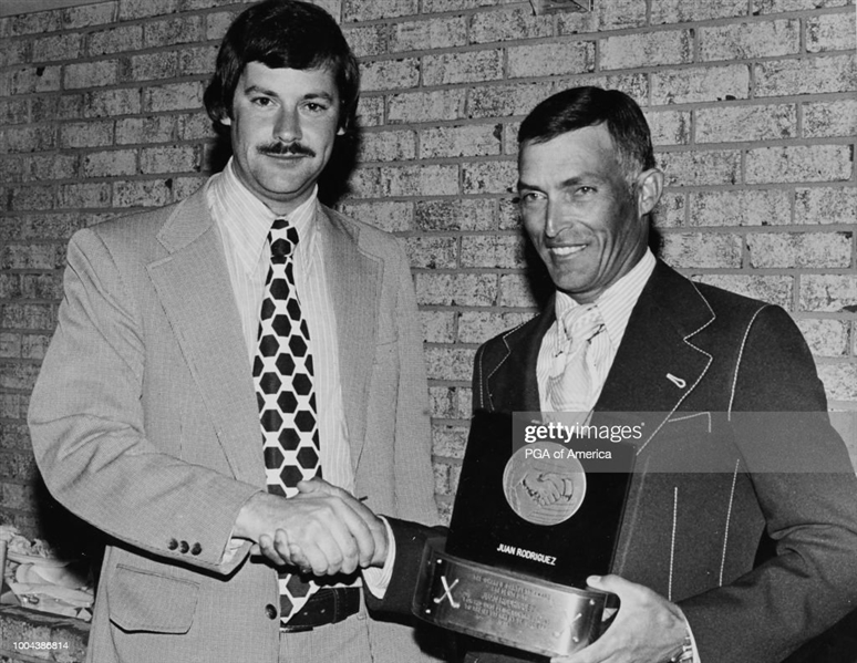 Chi-Chi Rodriguez's 1974 Charlie Bartlett Award for Unselfish Contributions to Society