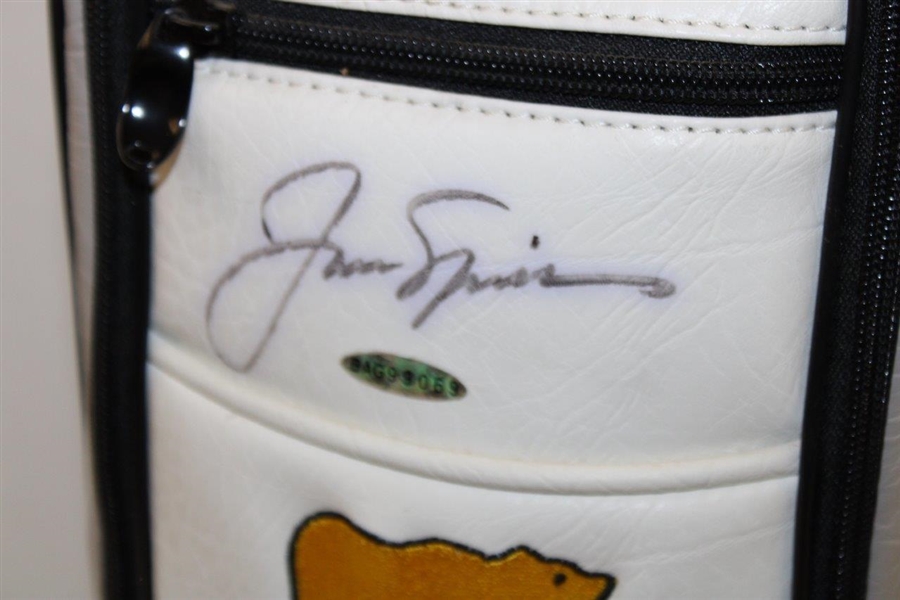 Jack Nicklaus Signed Career Wins Commemorative LTD ED #35/115 Mini Golf Bag UDA #BAG99069 