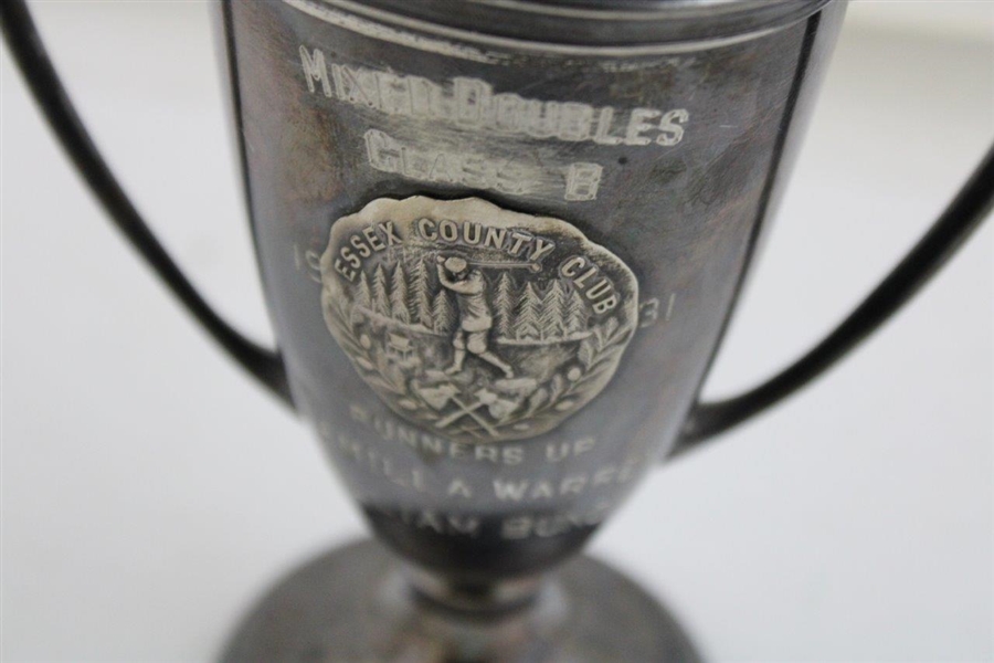 1931 Mixed Doubles Class B Essex CC Runners-Up Trophy - Camilla Warren & William Bundy
