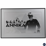 Annika Sorenstam Signed Ltd Ed 17/100 Career Achievements Print - Framed JSA ALOA
